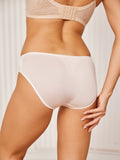 SilkSilky US Silk Knitted Panty Pink 002