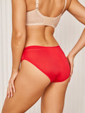 SilkSilky US Silk Knitted Panty Red 002