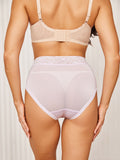 SilkSilky US Silk Knitted Panty Lavender 004