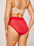 SilkSilky US Silk Knitted Panty Red 002