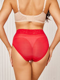 SilkSilky US Silk Knitted Panty Red 004