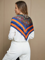 [P016] SilkSilky Pure Silk Scarf 007