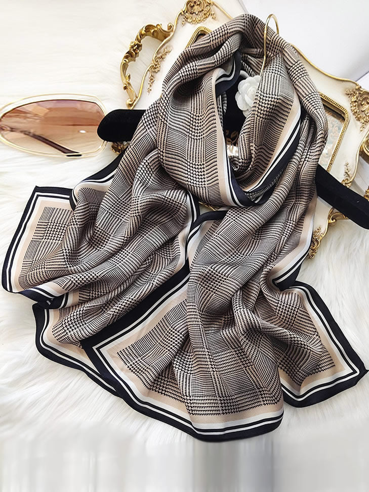 [P027] SilkSilky Pure Silk Scarf 005