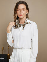 [P042] SilkSilky Pure Silk Scarf 003