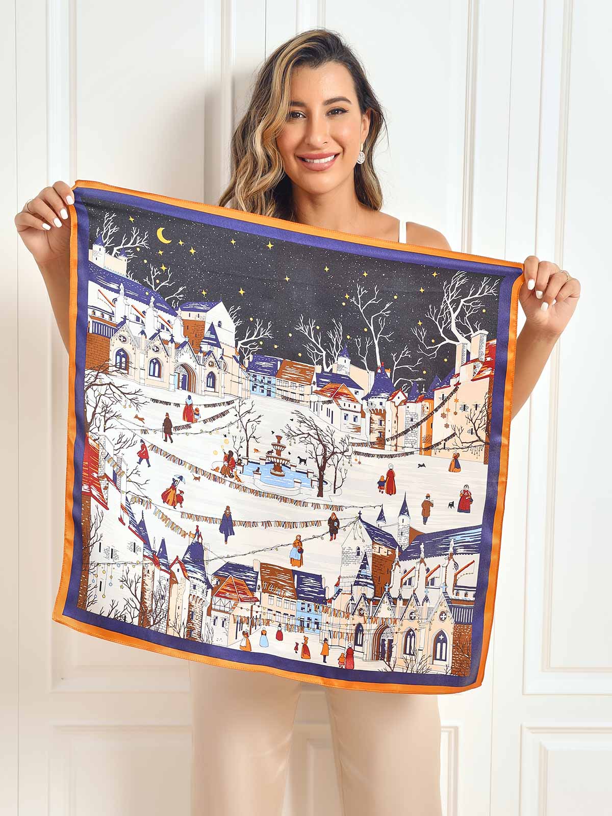 [P060] SilkSilky Pure Silk Scarf 003