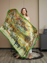 [P072] SilkSilky Pure Silk Scarf 003