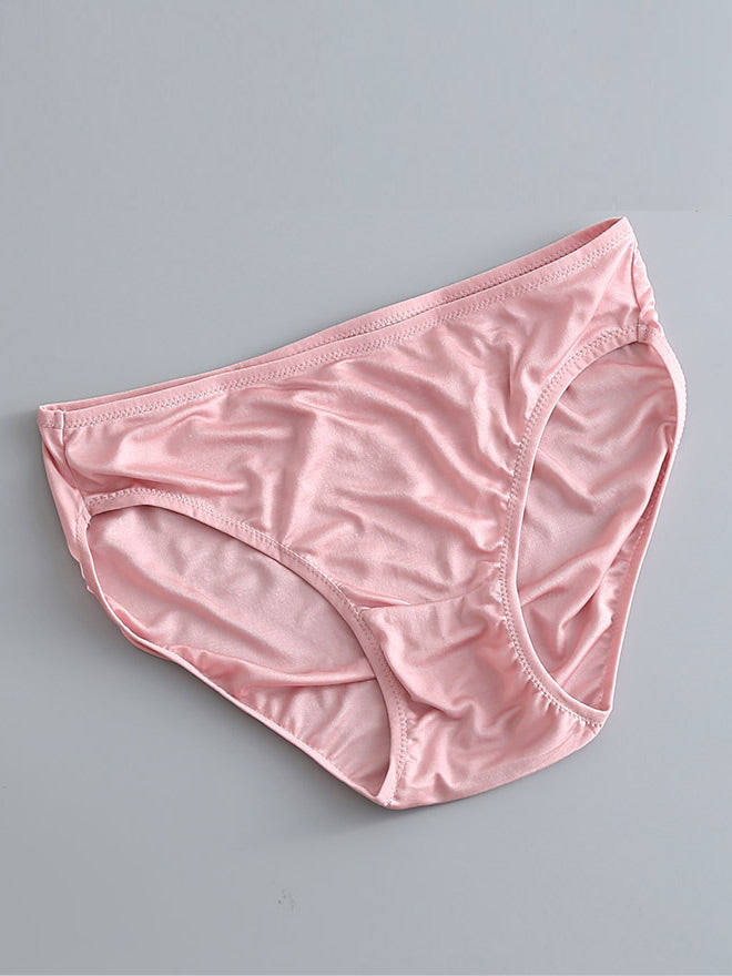 [Pink] SilkSilky Silk Knitted Panty 012