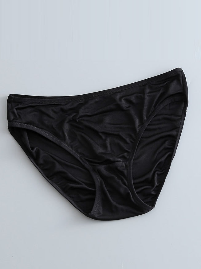 Silksilky Comfy Silk Underwear for Women 4Pcs Sexy Ladies