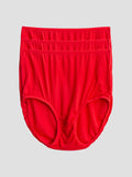 SilkSilky US Silk Knitted Panty Red 003