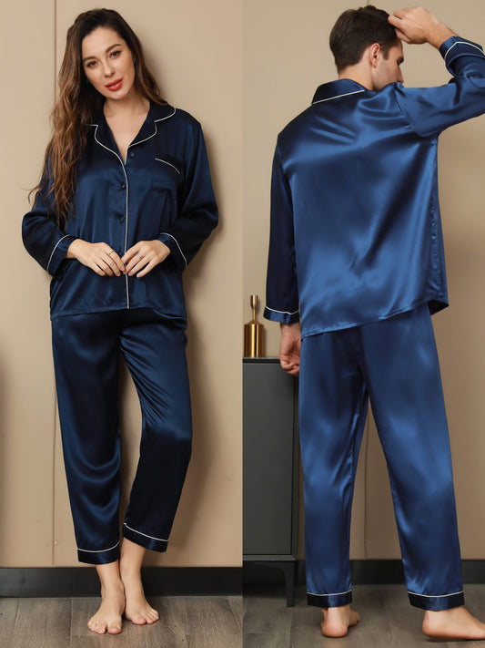 Matching Silk Pajamas for Couples, Best Gifts - SILKSILKY