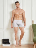 SilkSilky US Silk Knitted Mens Underwear Gray 002